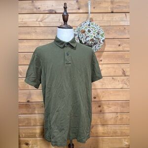 Filson Classic Cotton Polo Shirt – Men’s XL Marsh Olive Heavyweight Knit